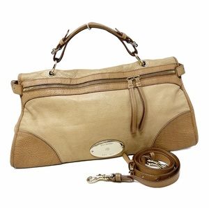 Mulberry Taylor Soft Matte Satchel Handbag in Beautiful Deer Brown a Classic!